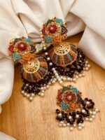 Jhumki Tika Set for Women – Elegant Traditional Jewelry - Image 6