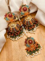 Jhumki Tika Set for Women – Elegant Traditional Jewelry - Image 7