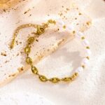 Stainless Steel Pearl Bracelet for Women – Waterproof & Tarnish-Free - Image 3