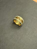 Versace Style Adjustable Stainless Steel Ring for Women – 316L High Quality - Image 5